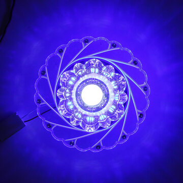 3 W Modern Crystal Ceiling Blue Light Superior Lamp Lighting Fashion Chandelier Living Room Home Dec