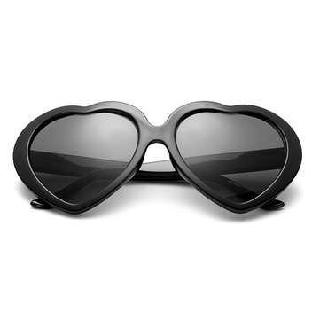 Funny Retro Love Heart Shape Anti-UVA And UVB Sunglasses 