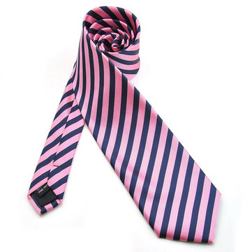 PenSee Gentleman Soie Twill Stripes Cravates Groom Robe De Mariée Accessoire