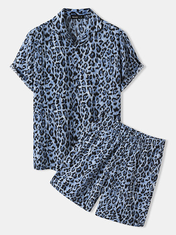 Allover Leopard Print Pajamas