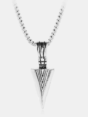 Triangle Arrow Long Necklace