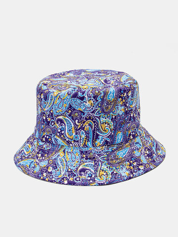 Unisex Double-sided Cashew Bucket Hat