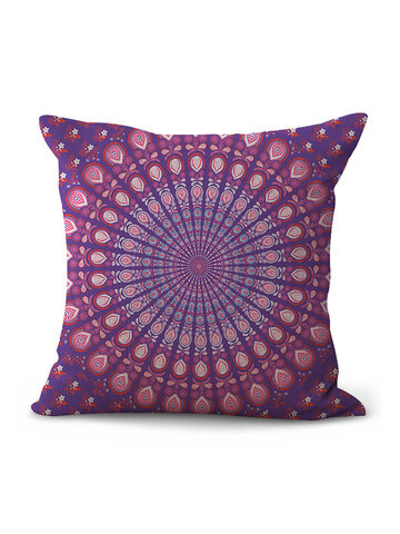 Mandala Elephant Polyester Cushion Cover