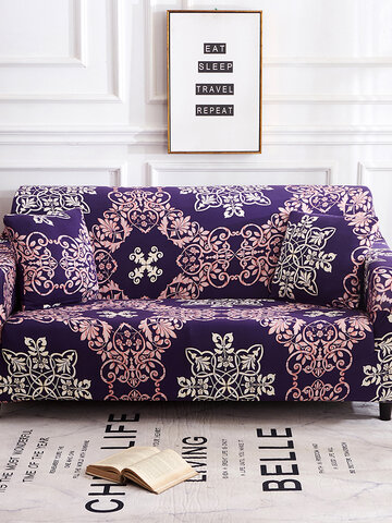 1/2/3/4 Seater Violet Home Soft Elastic Sofa Cover