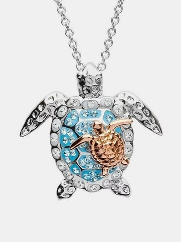 Ожерелье из сплава в форме черепахи
