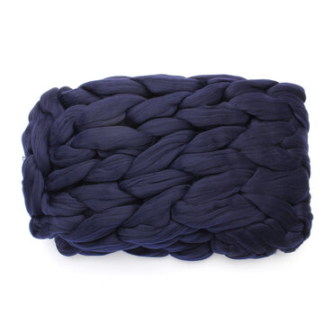 120 * 150cm Soft Warm Hand Chunky Knit Blanket