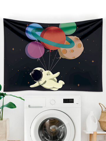 Tela de fondo de la serie Spaceman, tapiz de tela colgante, decoración de pintura de tela para habitación