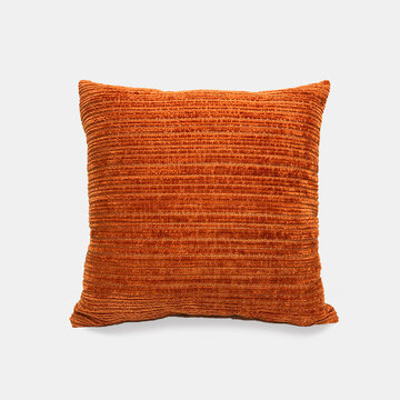 Almofada nórdica de cor sólida com textura listrada Sofá-cama Almofada de cabeceira para sala de estar