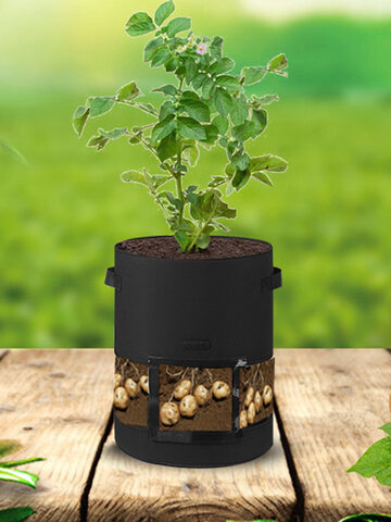 Plant Grow Bags Home Garden Potato Pot Greenhouse Vegetable Growing Bags Moisturizing Vertical Garden Bag Seed