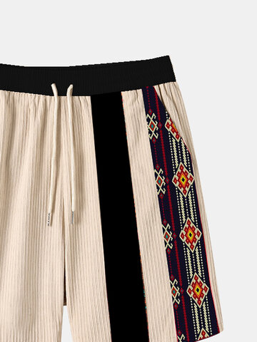 Vintage Argyle Pattern Shorts