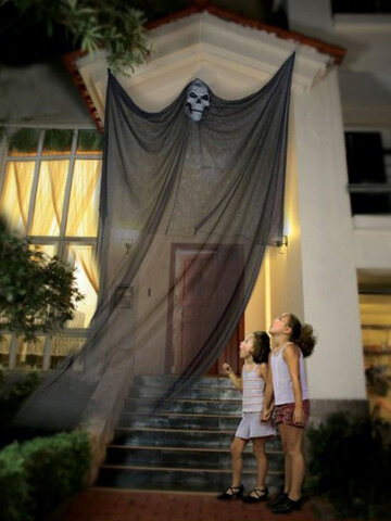 1 PC Halloween Haunted House Hanging Ghost Decoration Horror Props Creepy Skeleton Grim Reaper Home Bar Door Decor