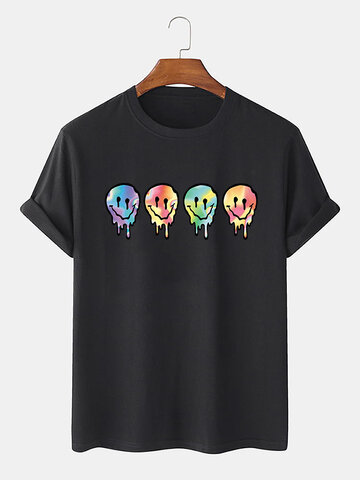 Drip Smile Face T-Shirts