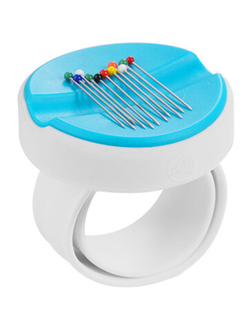 Fashion Clip Supplies 5 Colors Round Magnet Box DIY Craft and Sewing Accessories Magnet Suction Needles Box with Wrist