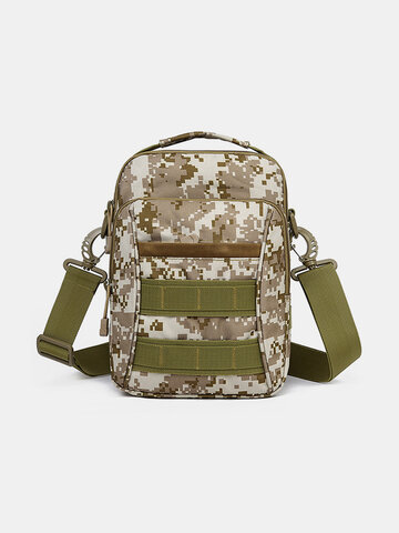 Men's Canvas Outdoor Sports Camouflage Messenger Bag