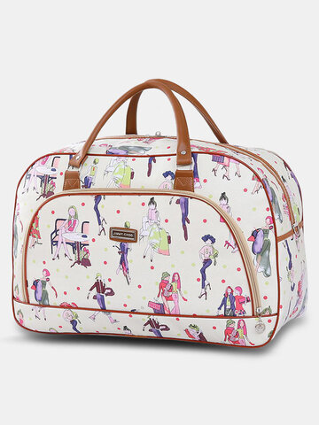 Women Canvas Travel Weekender Overnight Carry-on Duffel Bag
