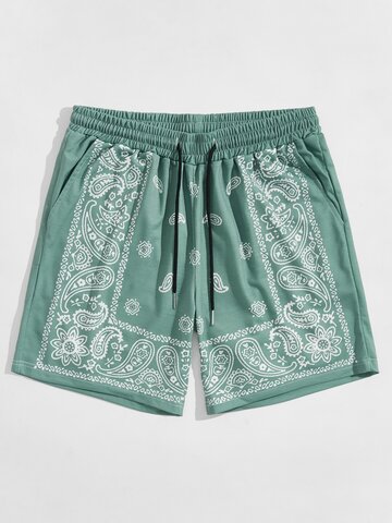 Paisley Graphic Patchwork Lifestyle Board Shorts