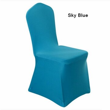 Tampa do assento da cadeira elástica elegante em cor sólida e elástica