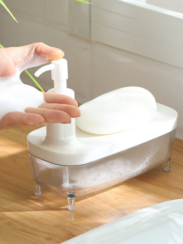 Dispenser di liquidi Creativo Traslucido Bagno Lozione Shampoo Doccia Sottobottiglia Bagno di casa