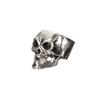 Punk Silver Bronze Skull Cuff Ear Clip
