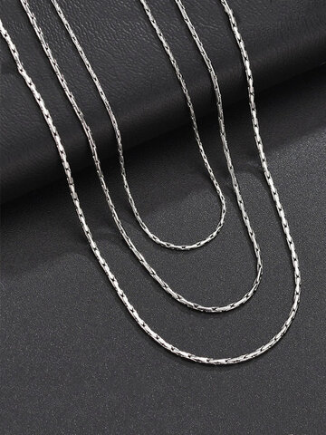 1 Pcs Stainless Steel Simple Necklace