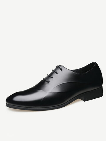 Men Leather Non-slip Casual Formal Dress Shoes