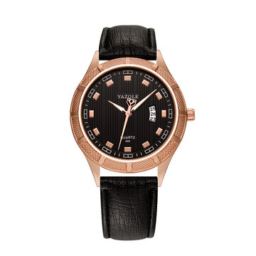 Minimalist Men's Leather Watches 