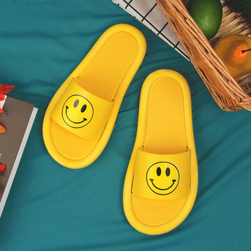 Pantoufles à la maison antidérapantes pour enfants unisexes-Yellow