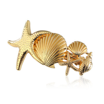 Cute Starfish Conch Hairpin 