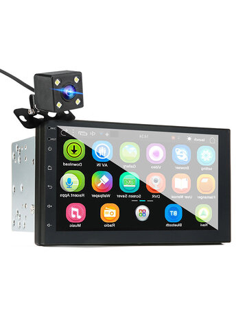 7 بوصة Car MP5 Player لـ أندرويد 8.0 2.5D شاشة GPS واي فاي