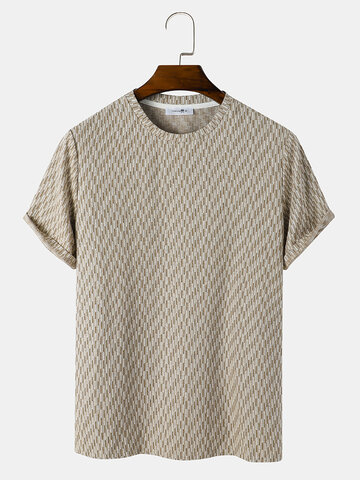 Striped Texture T-Shirts