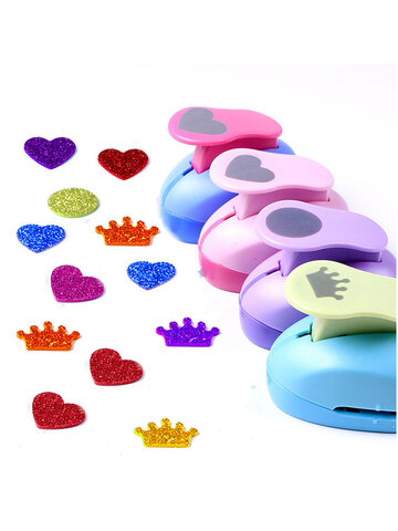 Mini Hole Puncher DIY Paper Cards Craft Punch Lovely Art Embossers Cutter Tool for Children