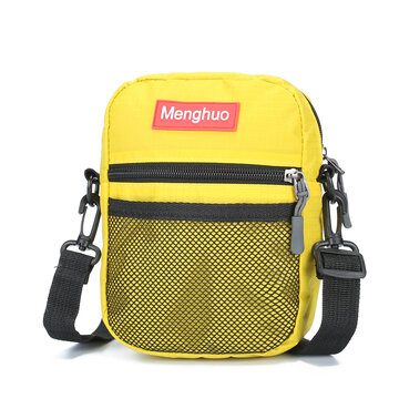 Women Nylon Outdoor Crossbody Bag Solid Leisure Shoulder Bag