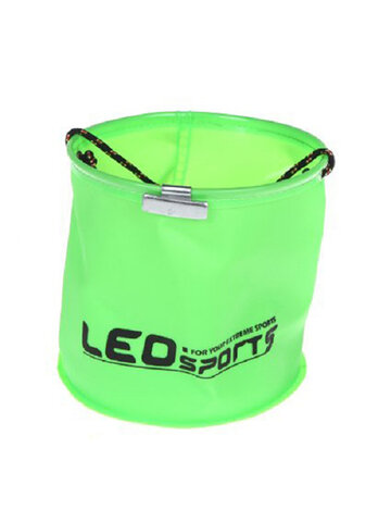 Portable Foldable Garden Camping Fishing EVA Buckets With Fishing Rope Water Storage Supplies