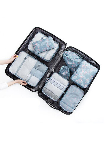 8PCS Travel Luggage Organizer Storage Bag