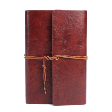 Genuine Leather Bound Travel Journal Handmade Notepad Vintage Style Loose Leaf Journal Notebook