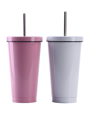 500ML Ins Style Straw Cup 