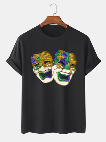 Carnival Mask Graphic T-Shirts