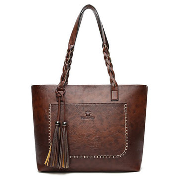 Women Faux Leather Tote Bag