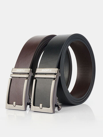 Jassy 110-130cm Genuine Leather Automatic Buckle Belt