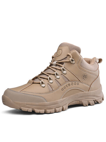 Men Outdoor Work Style Hiking Boots