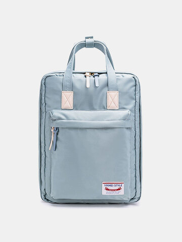 Nylon Waterproof Multifunction Casual Backpack