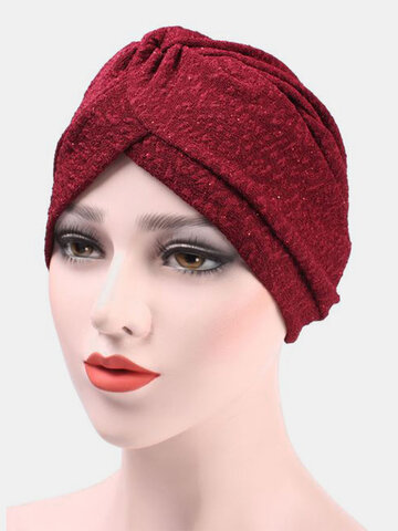 Bonnet de chimiothérapie turban bonnet torsadé floral de campagne flexible