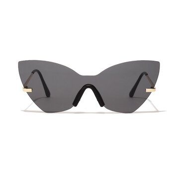 Retro Katze Eye Anti-UV Metall Tempel Sonnenbrille