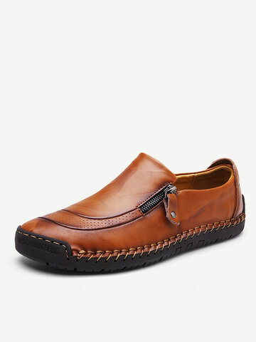 

Designed For Men's Casual Shoes Season Large Size Men's Shoes Business Retro New Peas Shoes