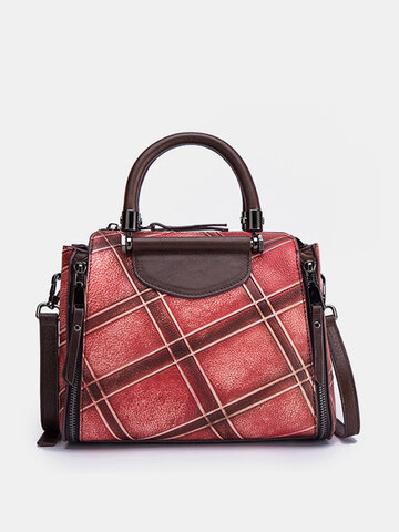  Genuine Leather Vintage Personalized Handbag Crossbody Bag