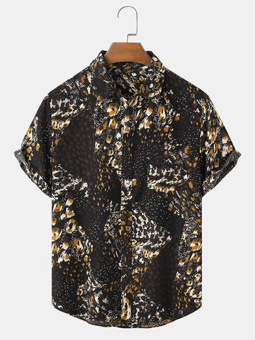 Leopard Pattern Holiday Shirt