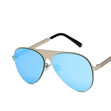 Anti-UV Metal Matt Sunglasses