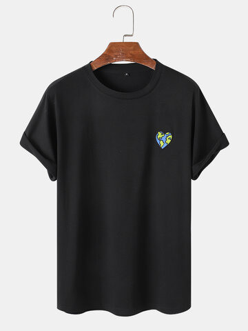 Earth Embroidery T-Shirt