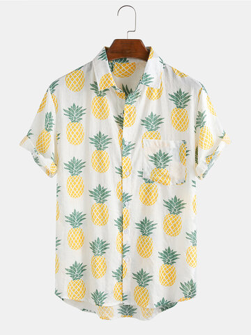 100% Cotton Pineapple Shirt