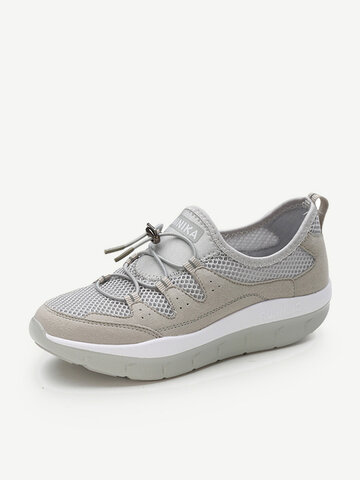 Rocker Sole Breathable Trainers 